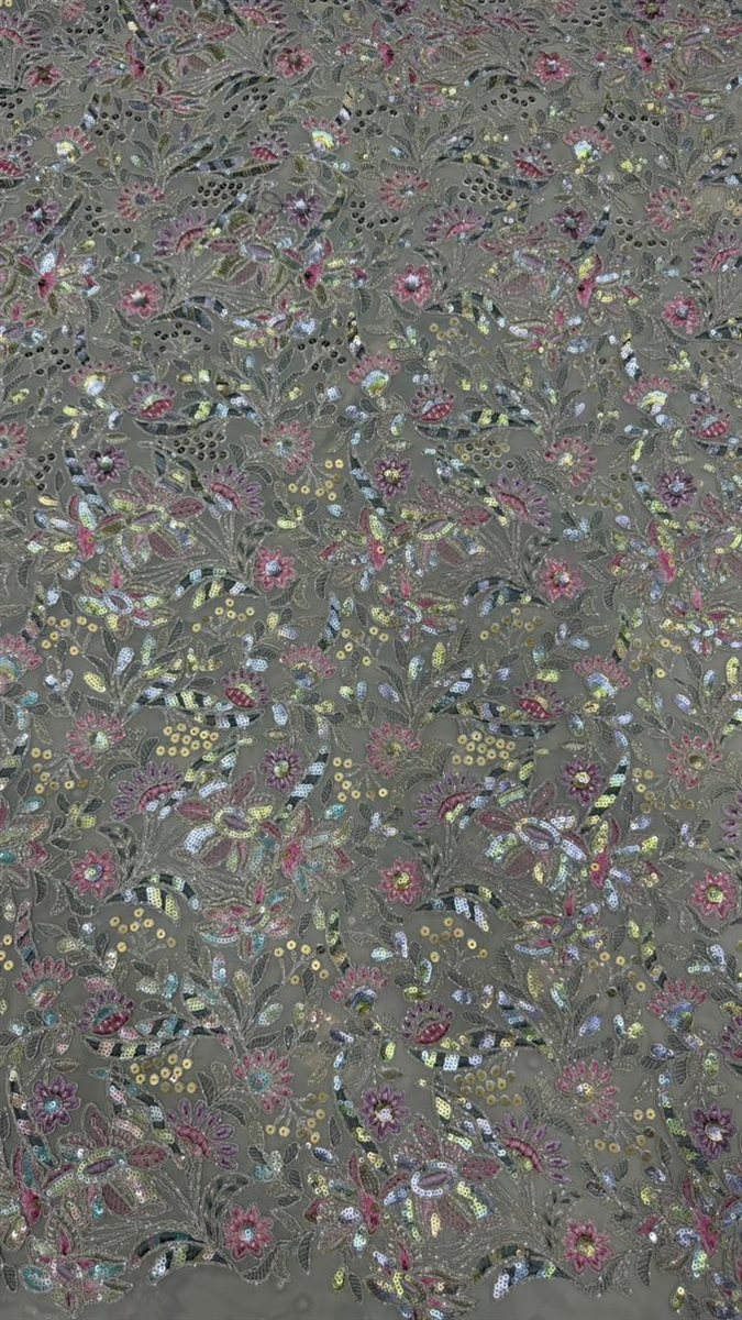 Design A-1007 fancy fabric